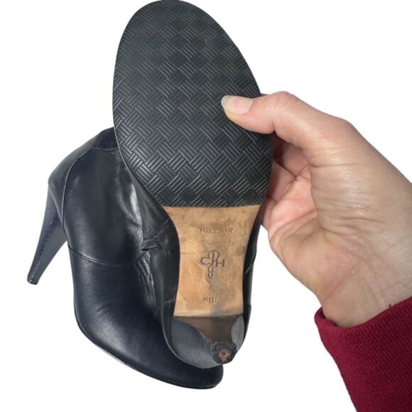 Cole Haan Nike Air Jalisa Smooth Leather knee high boot 8.5 b - Picture 4 of 7